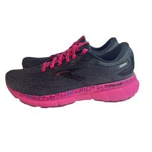 Brooks Trace 2 Women’s 7.5 Black Pink Leopard